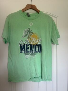 GK Mint Green Graphic Logo Tee
